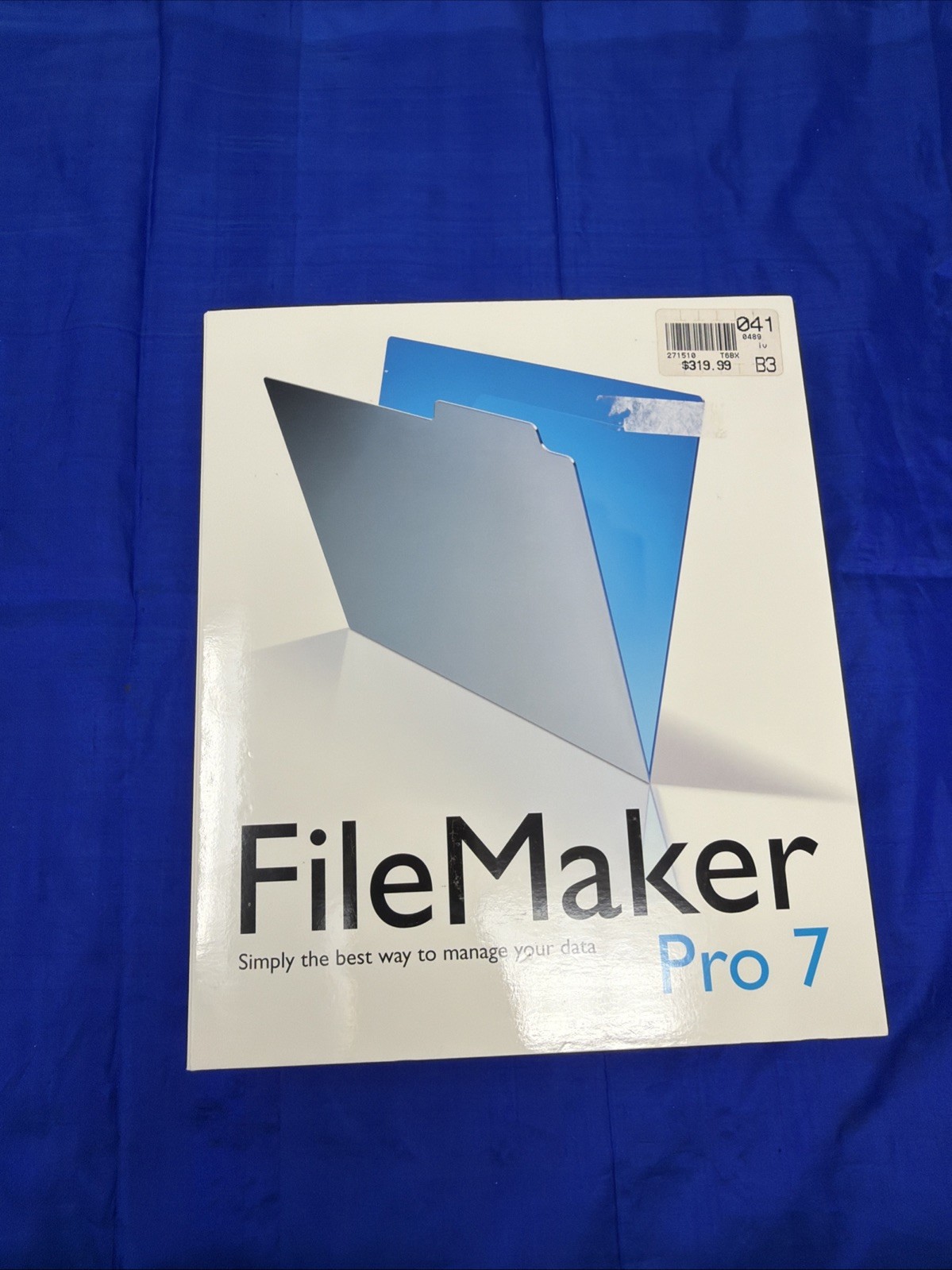 FileMaker Pro 7 Software for Mac CD-ROM Complete with Box & Manuals
