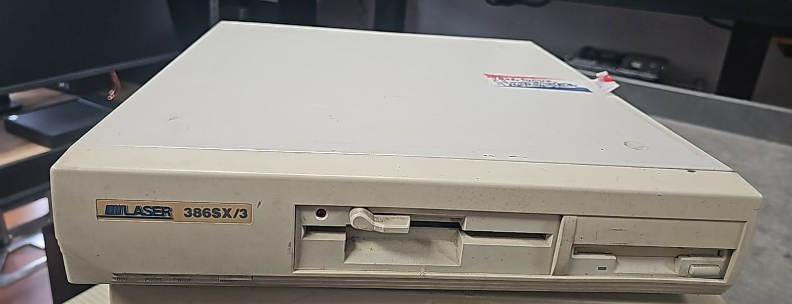 Vintage Rare Retro Laser 386SX/3 Computer 3.5 & 5.25 Drives IBM Compatible P&R