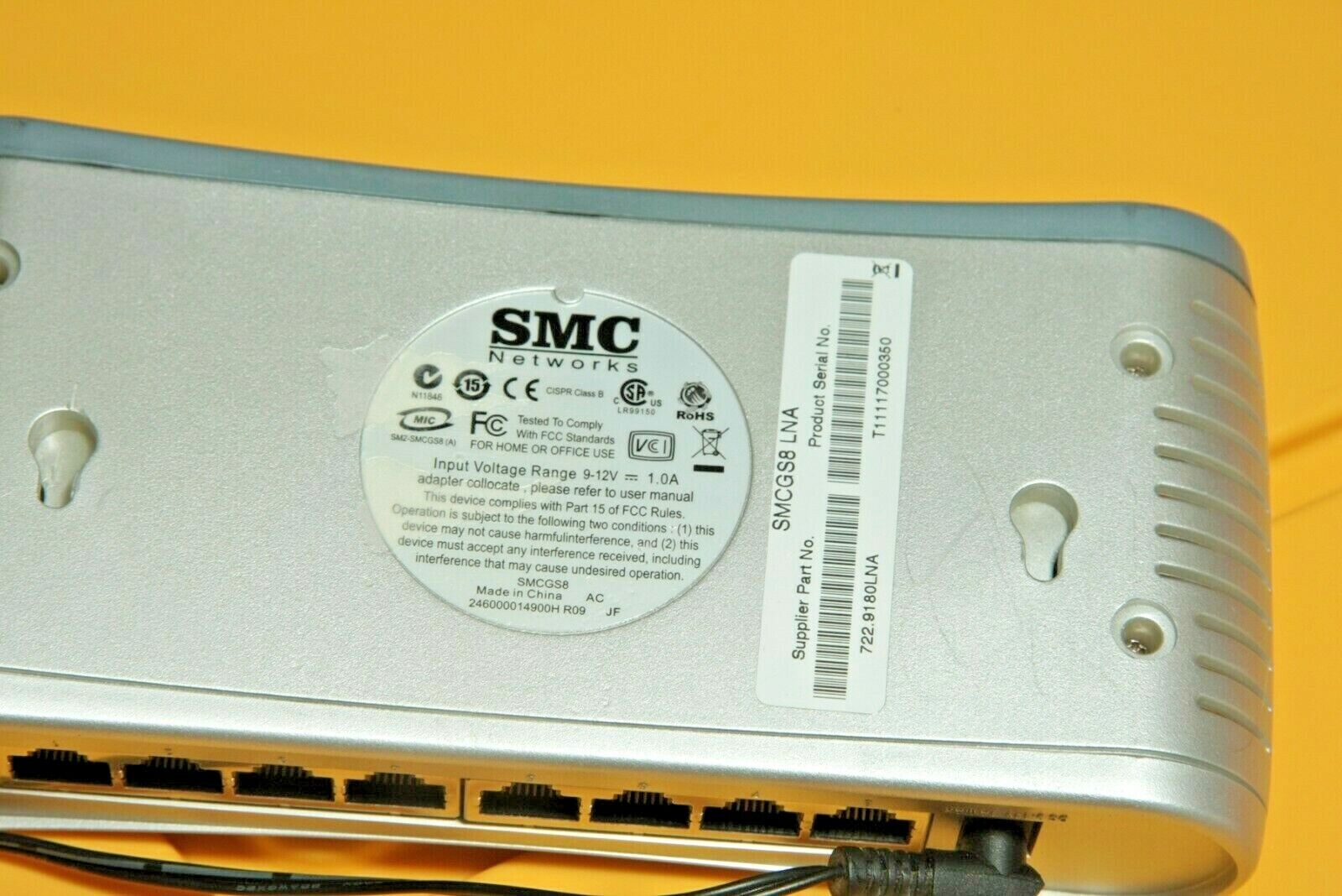 SMC Networks SMC EZ (SMCGS8) 8-Ports External Switch