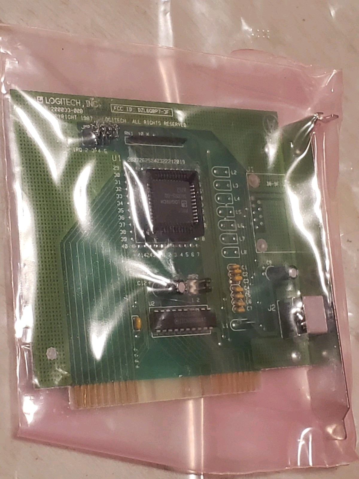 New Logitech ISA 8-Bit Control Mouse Adaptor Board  #200033-00B DZL6QBP7-3F