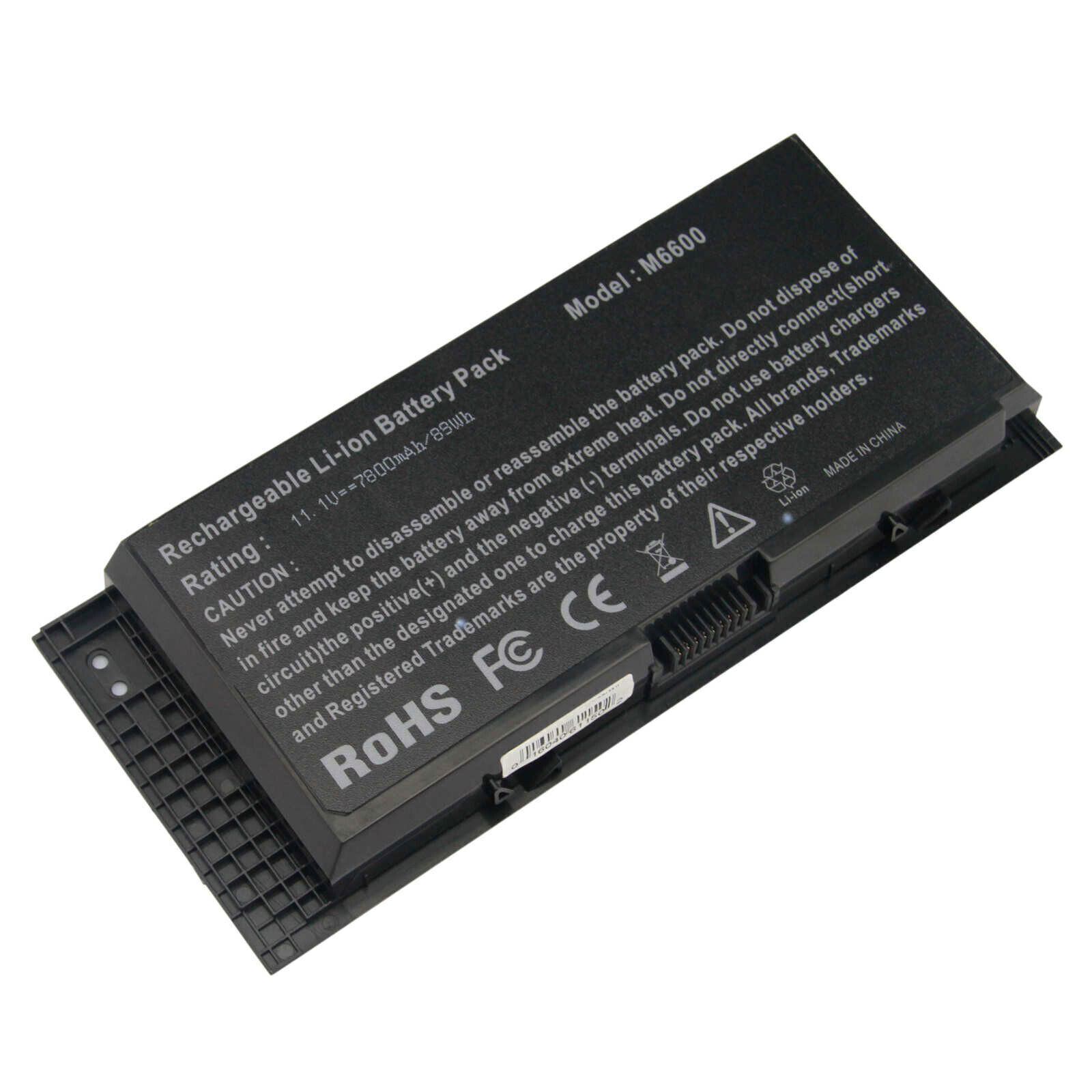 M6600 FV993  Battery for Dell Precision M4600 M4700 M4800 M6700 M6800 312-1178