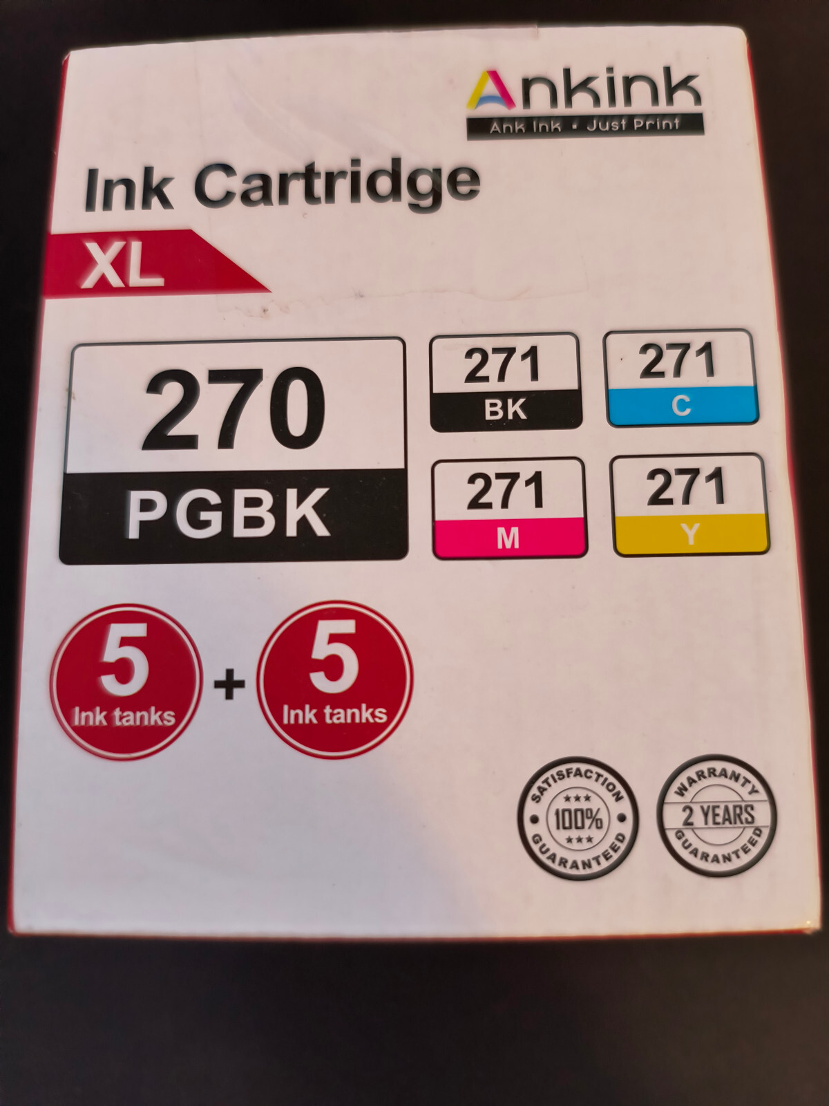Ankink Compatible with Canon PGI-270XL&CLI-271XL 10-pack