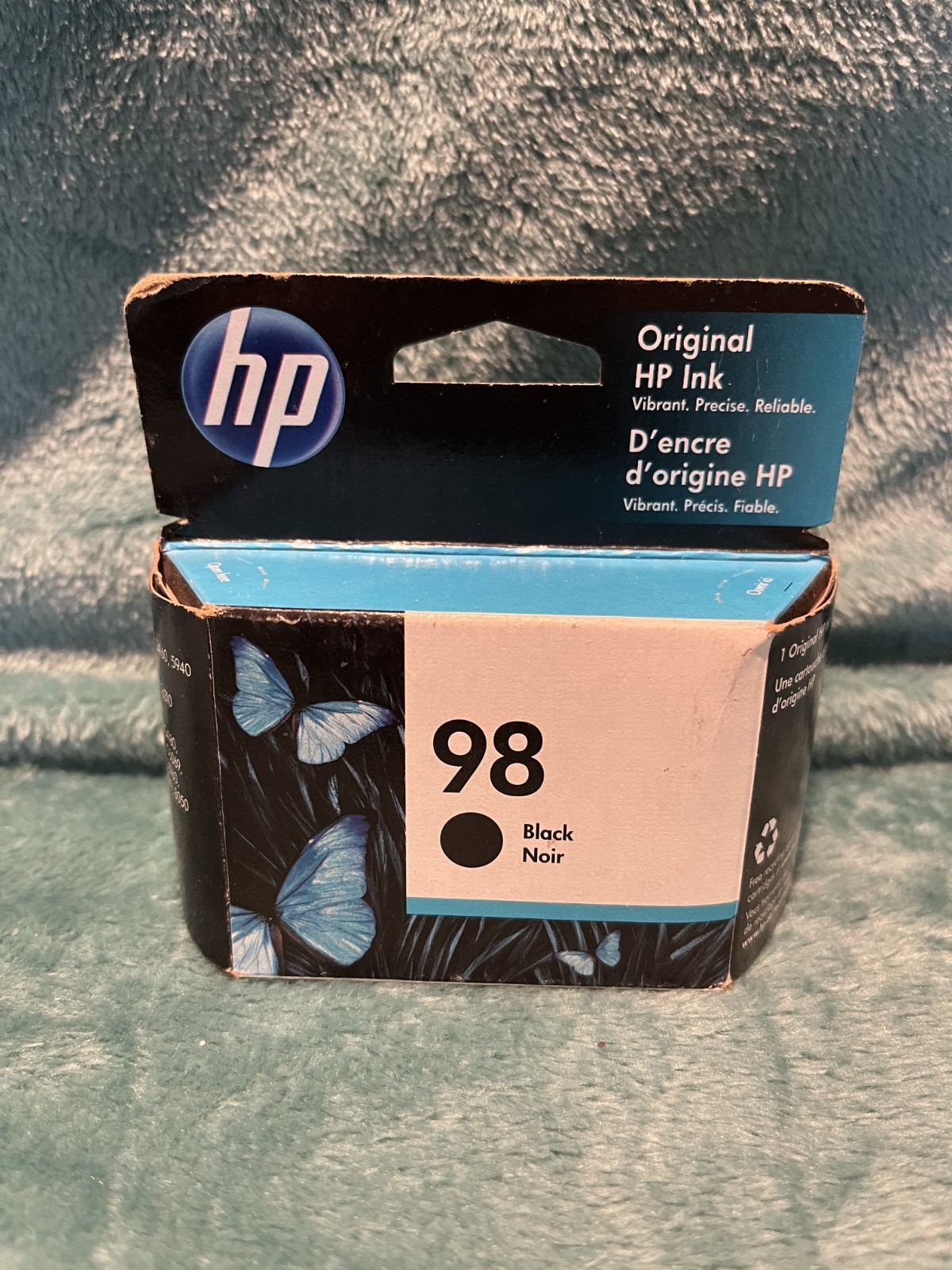 Genuine HP 98 Inkjet Print Cartridge C9364WN Date: 2022