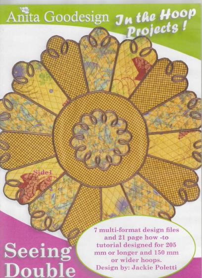 Anita Goodesign: In The Hoop Projects Seeing Double PC CD table topper SEALED