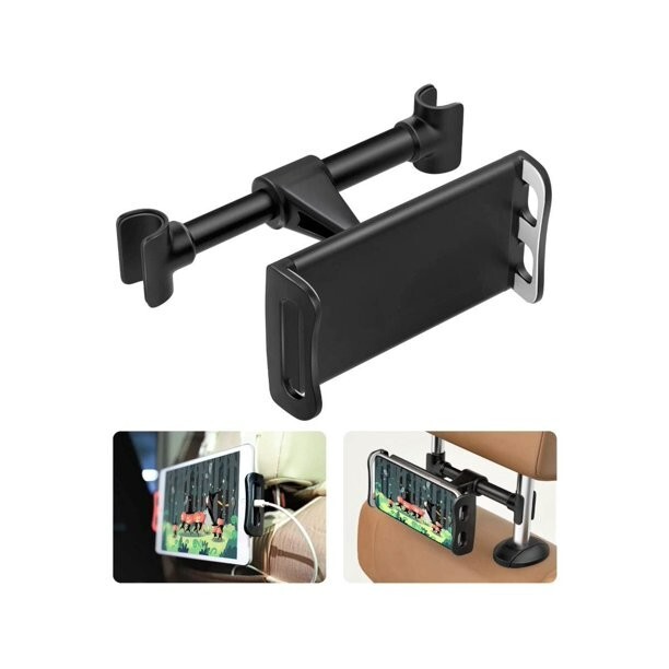 Car Backseat Tablet Headrest Holder for Android and iPad Pro Mini, Cellphones