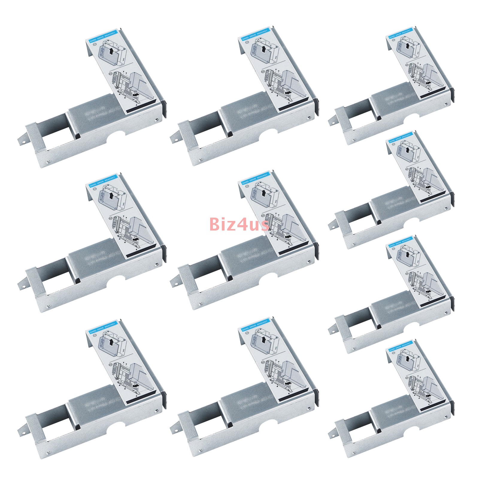 10x9W8C4-USK 3.5" to 2.5" New For Dell F238F KG1CH R710 R720 R730 HDD Tray Caddy