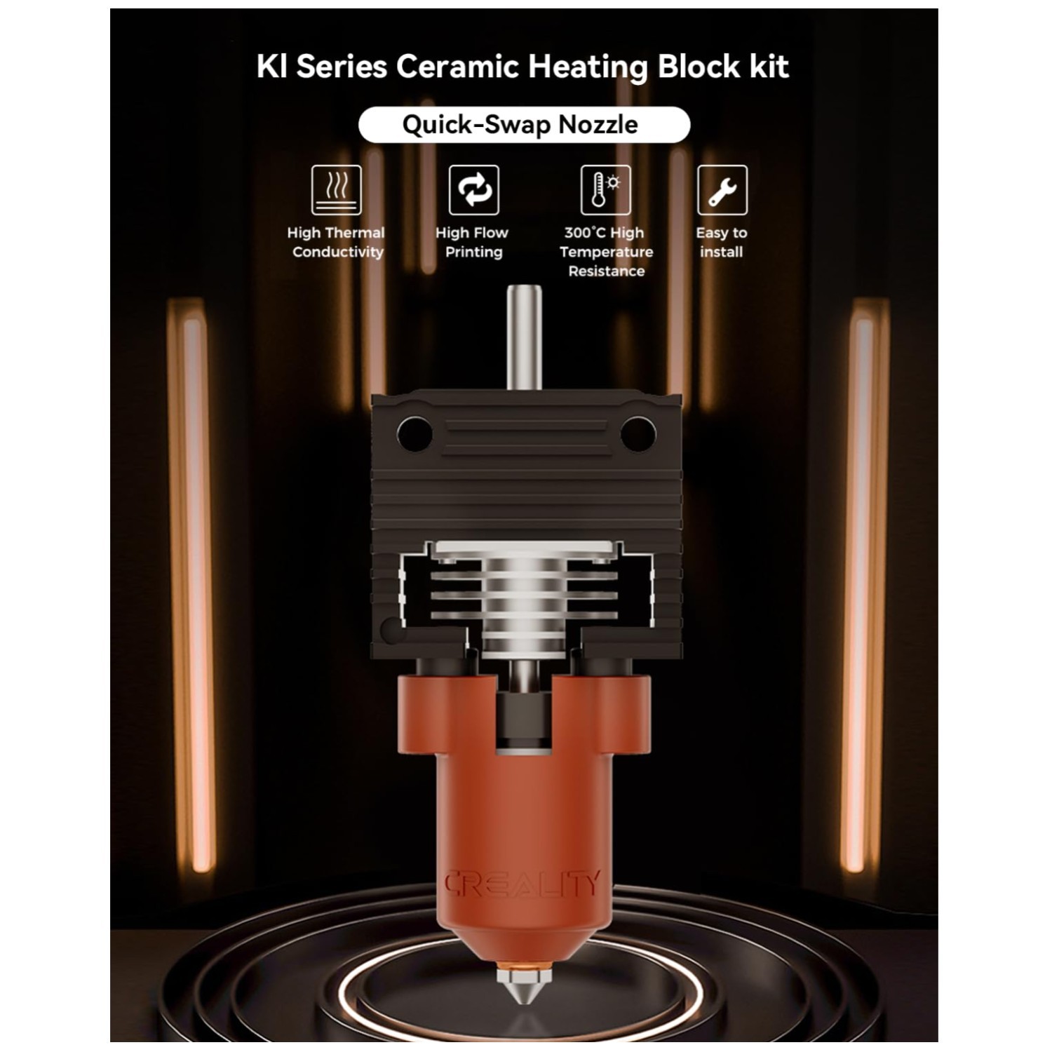 K1 Series Ceramic Heating Block - Uniform Heating Efficiency