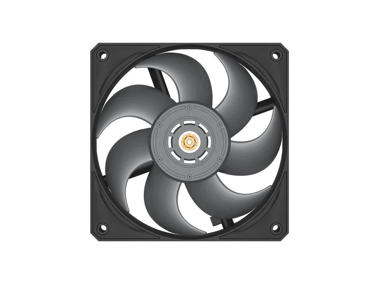 PCCOOLER CPS F9 R120 High-Speed 120mm Industrial Case Fan, 3-Phase 6-Slot Motor,