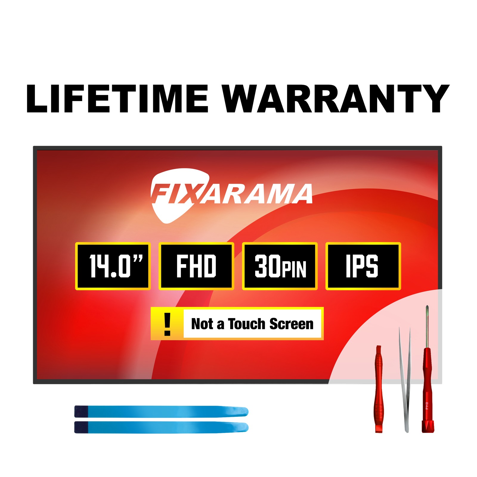 HP N00082-001 FHD IPS Non-Touch 30pin Matte LCD Screen + Tools GRADE A+ FIXARAMA