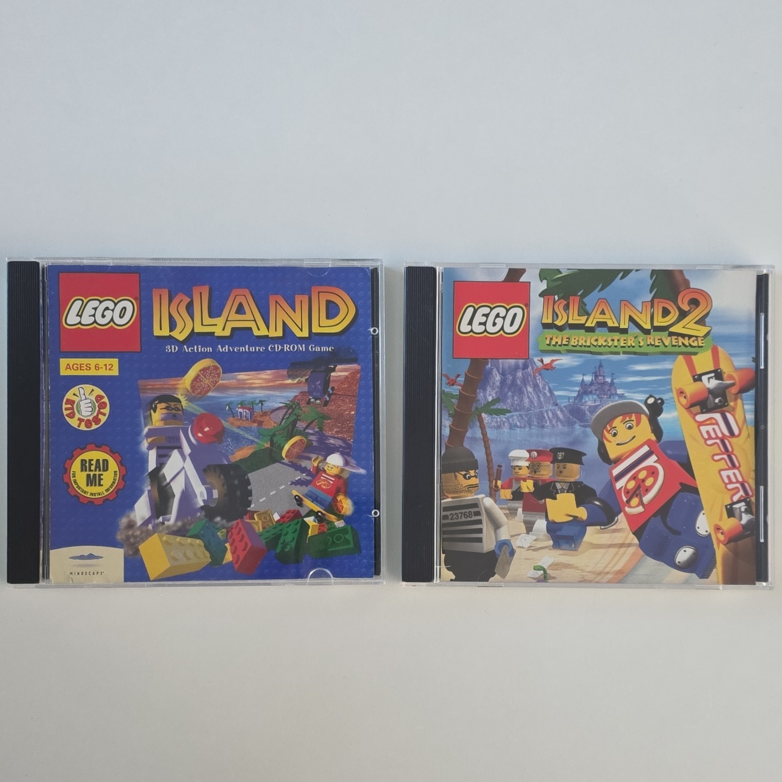 LEGO Island & LEGO Island 2 Brickster's Revenge PC CD-ROM with Insert