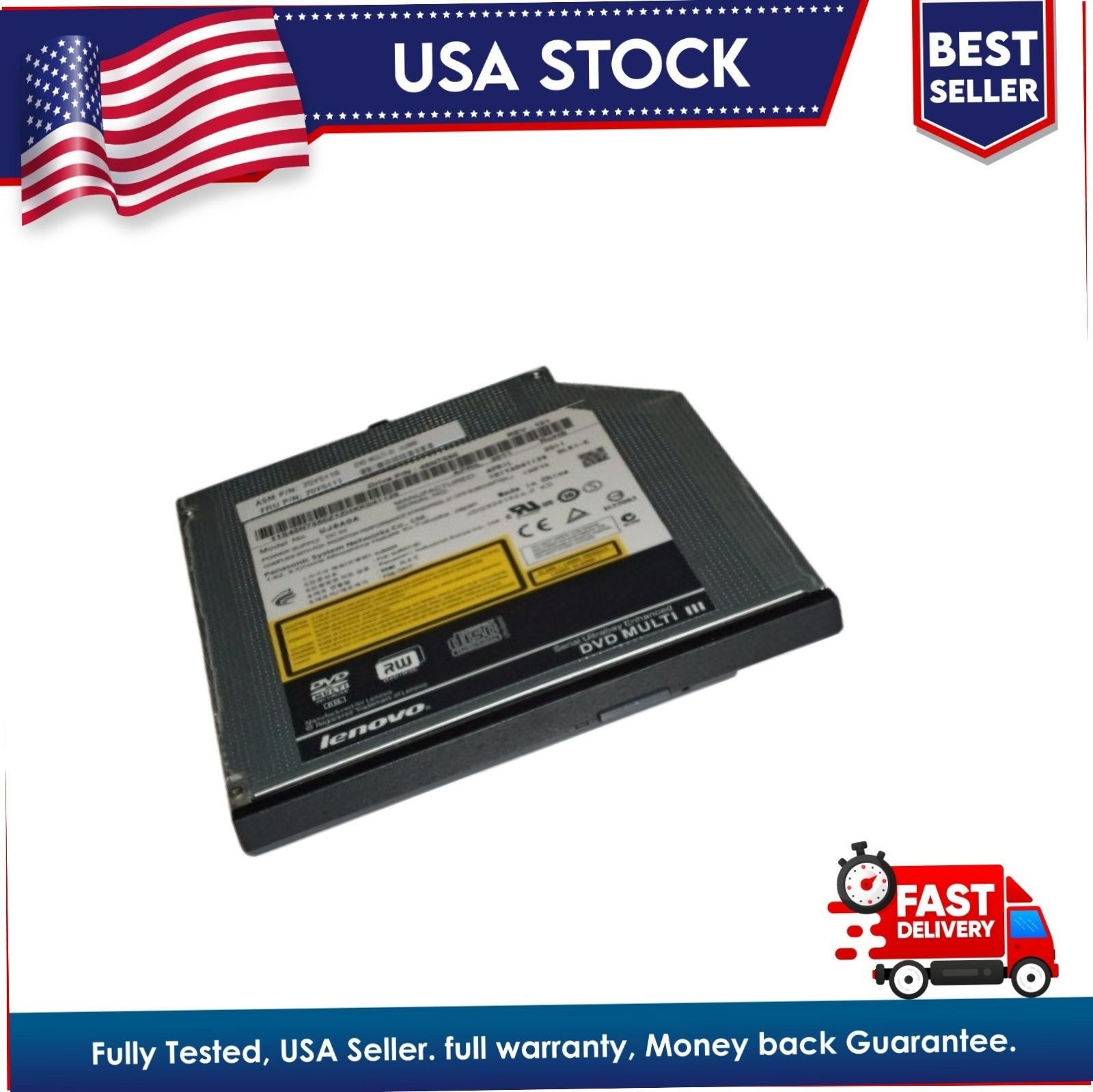 Lenovo ThinkPad T430 SATA CD-RW DVD±RW Multi Burner Drive GT50N 75Y5115