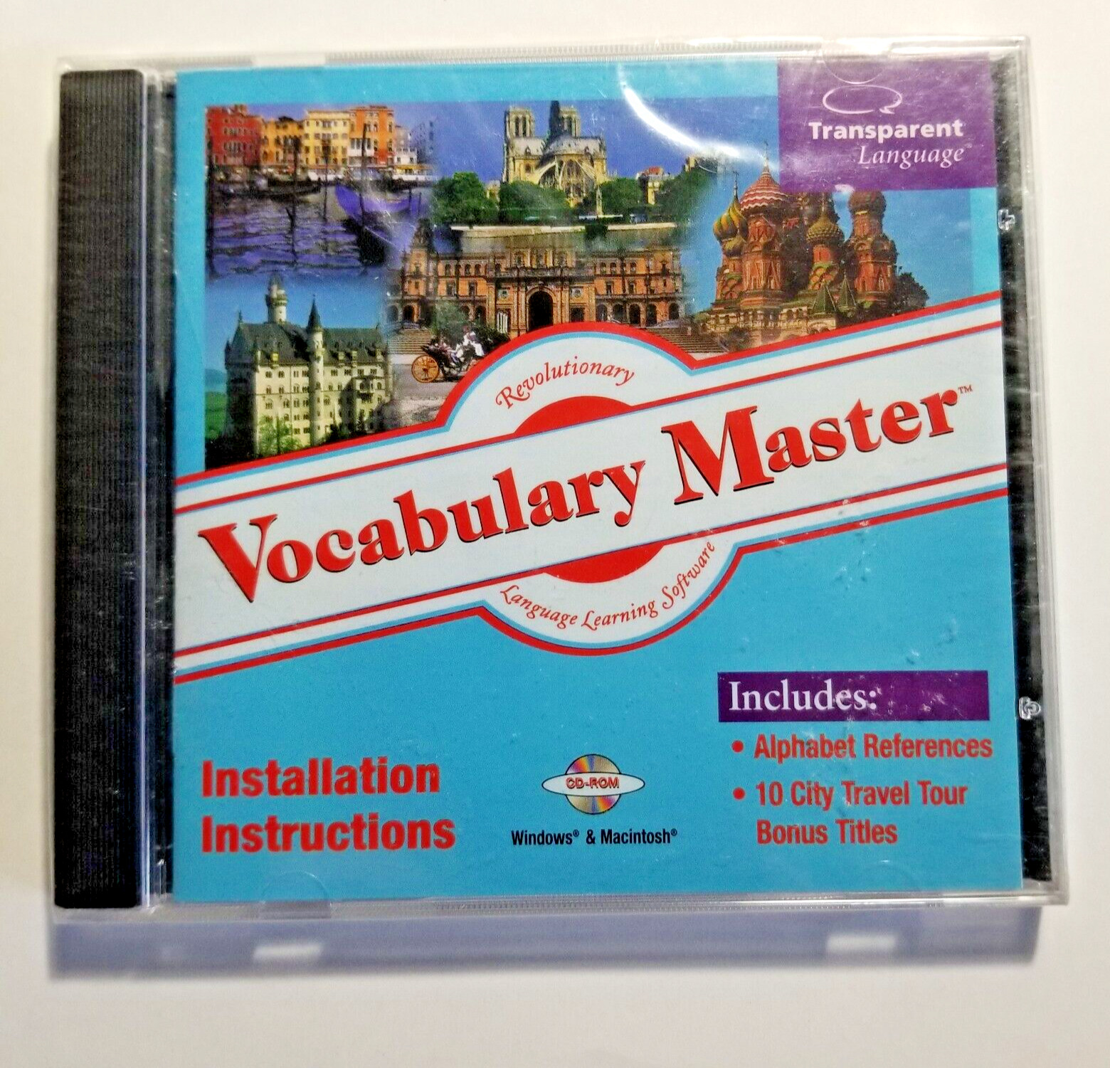 Vocabulary Master CD-ROM Revolutionary Language Learning Software SEALED