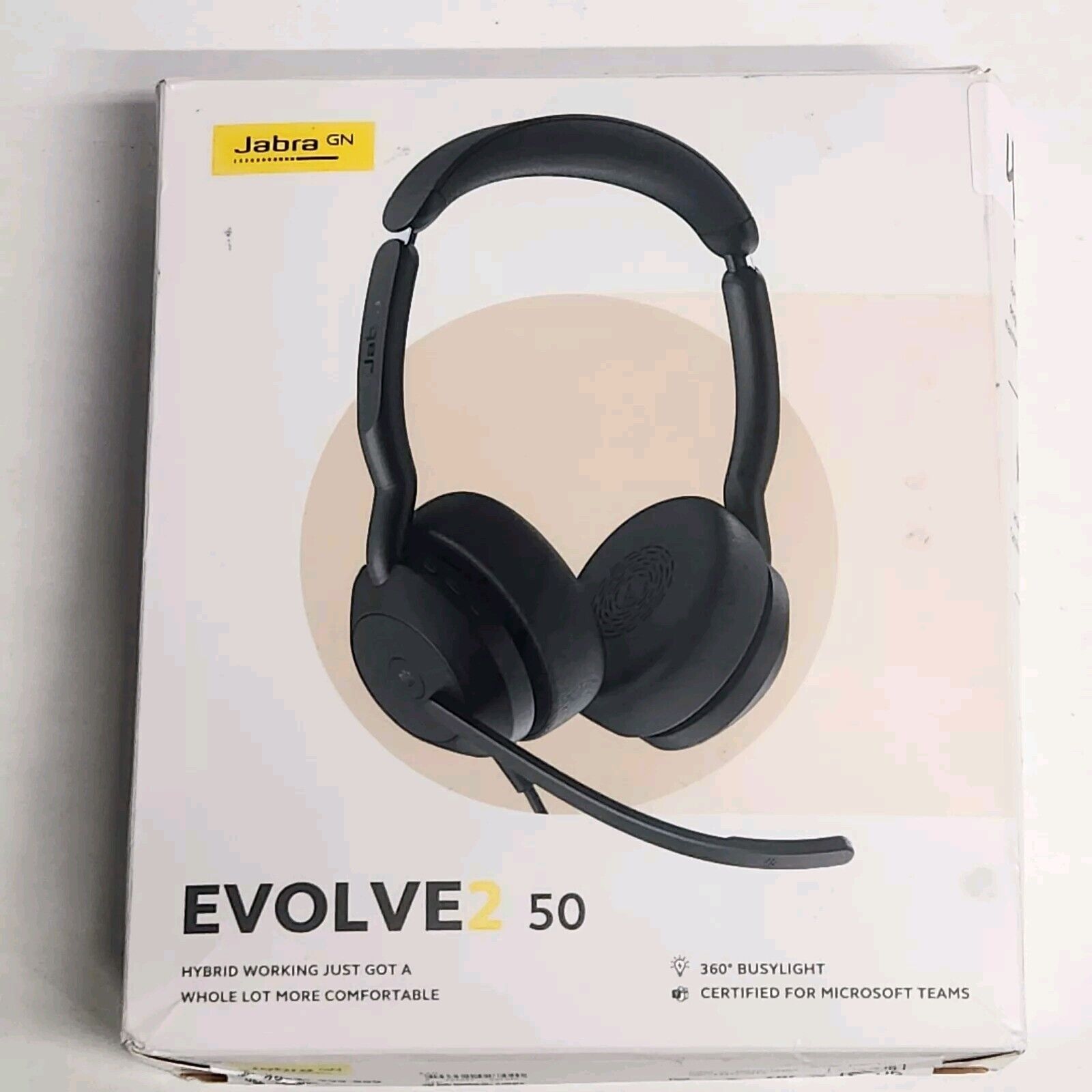 Jabra Evolve2 50 Wired  Headset AirComfort Tech NoiseCancelling 