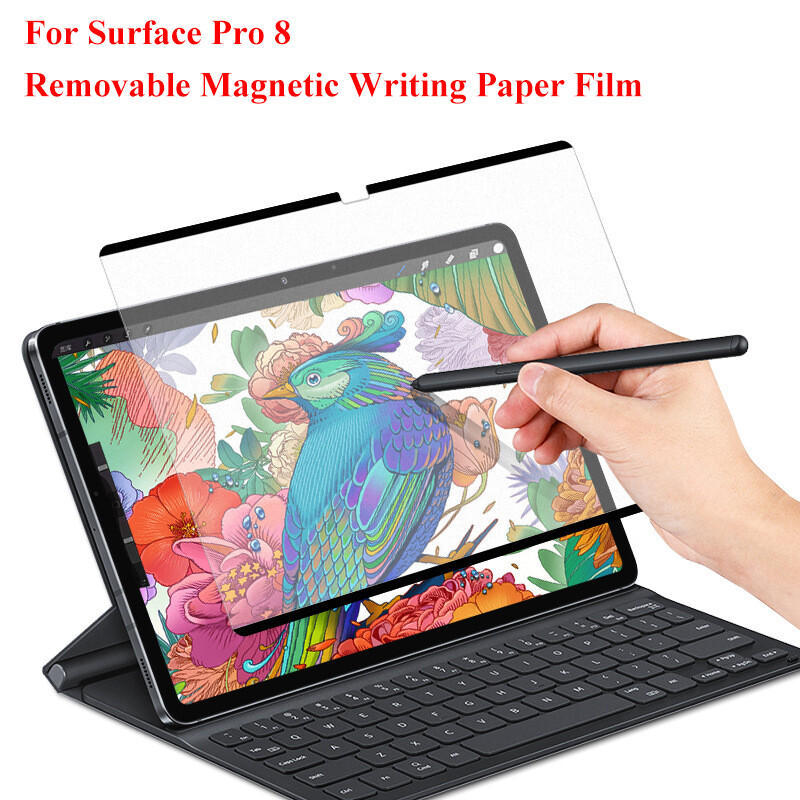Removable Magnetic Matte Paper Film Screen Protector For Microsoft Surface Pro 8