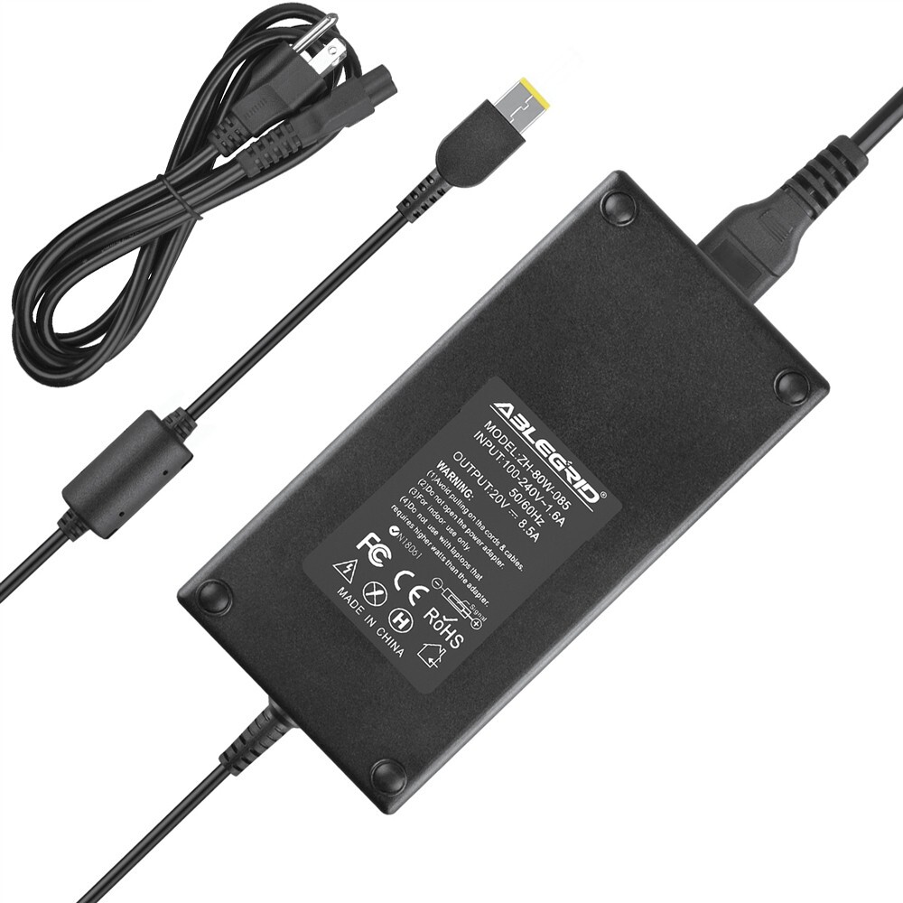 170W Slim Tip AC Adapter Charger For Lenovo Legion Slim 7i Gen 7 Intel 16"