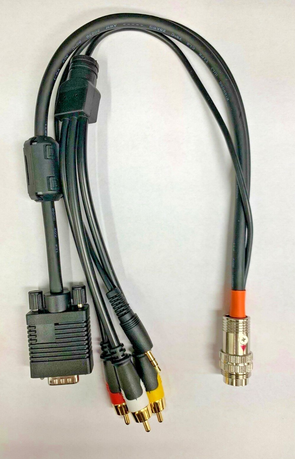 RapidRun 60018 1.5FT (HD15) + 3.5MM + 3RCA Flying Lead