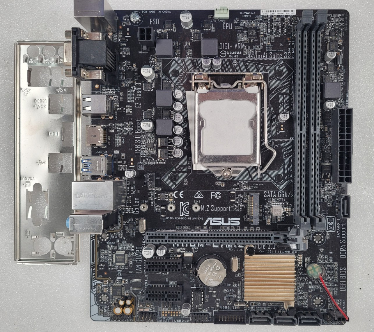 Asus H110M-E/M.2 Intel LGA 1151 DDR4 Desktop Motherboard