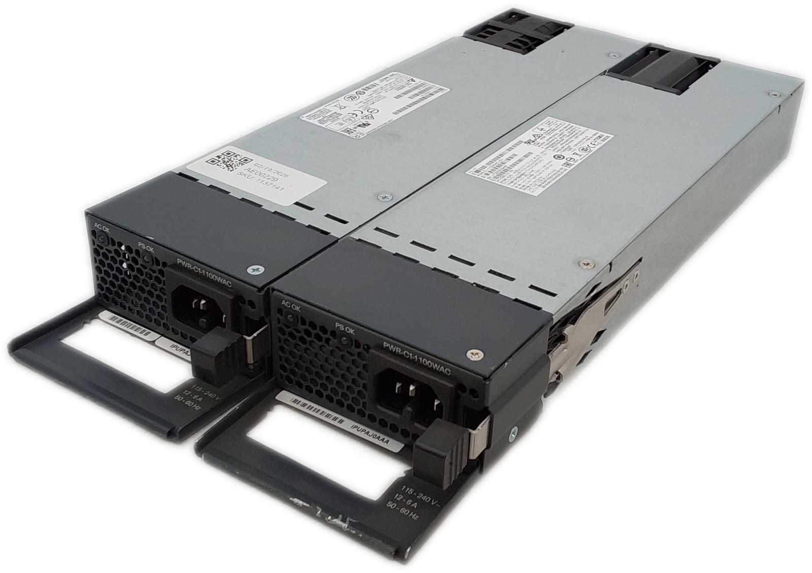  Lot of 2 Delta EDPS-1100AB 1100W 56V Switch Power Supply for Cisco