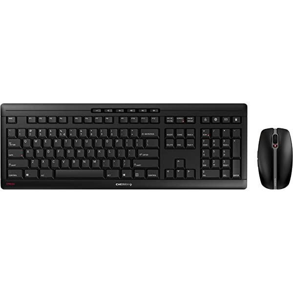 Cherry DC 2000 JD-0800 Wired USB Keyboard Mouse Set Professional Grade New