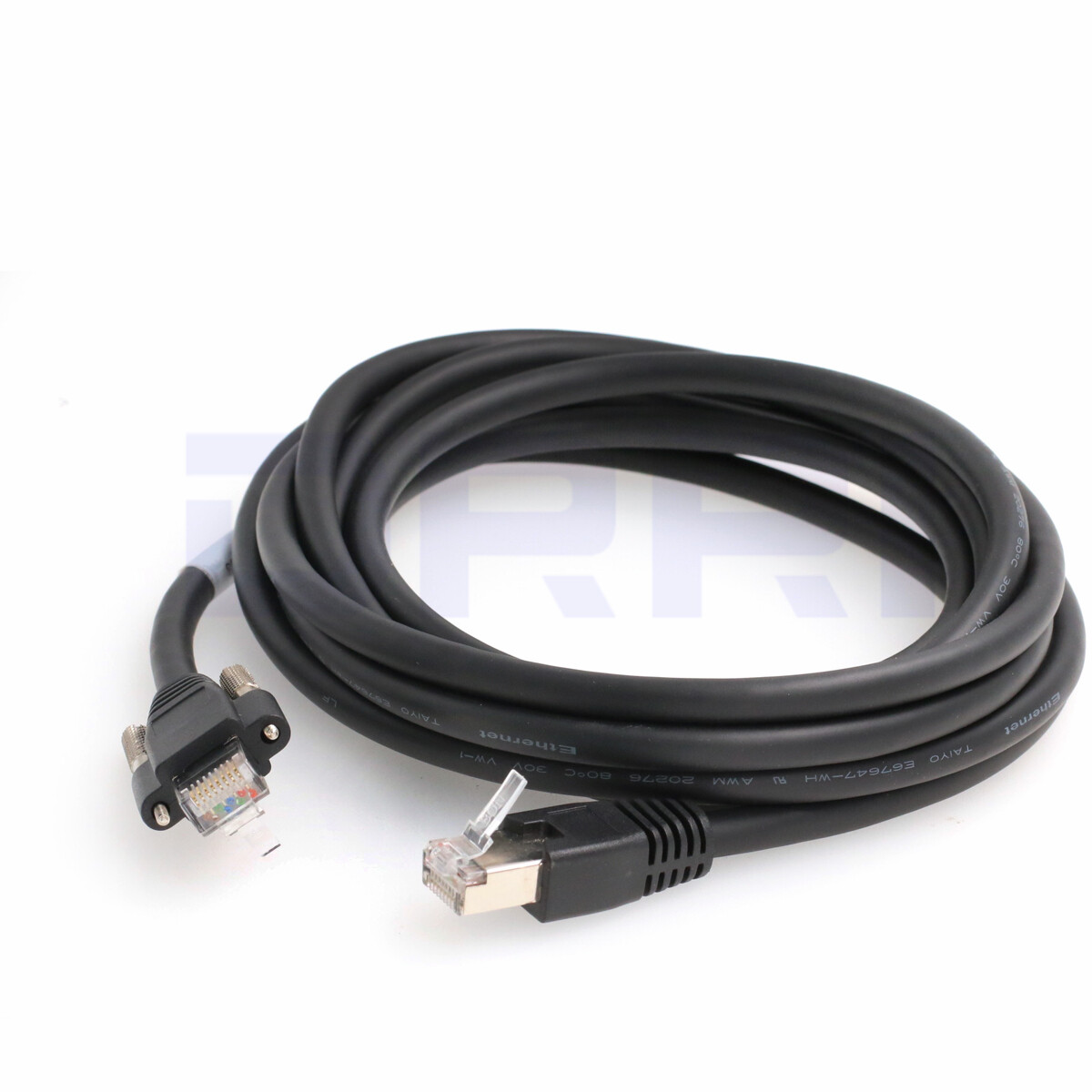 GigE Ethernet Cat 6 S/STP DrC RJ-45 Horizontal Locking Screws Cable for basler
