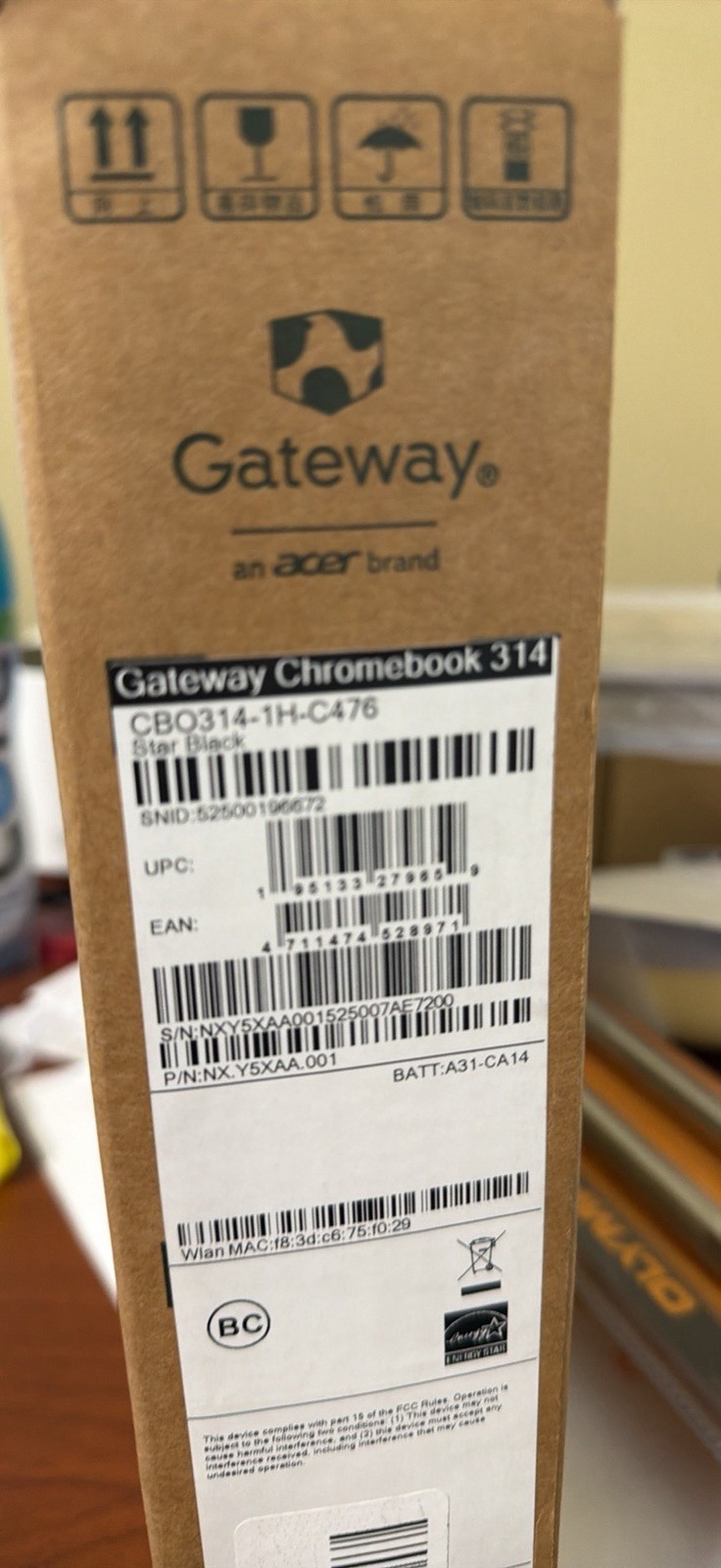 Gateway Chromebook 314 CBO314-1H-C476 Laptop | Intel Celeron N4500 | 14" Sealed
