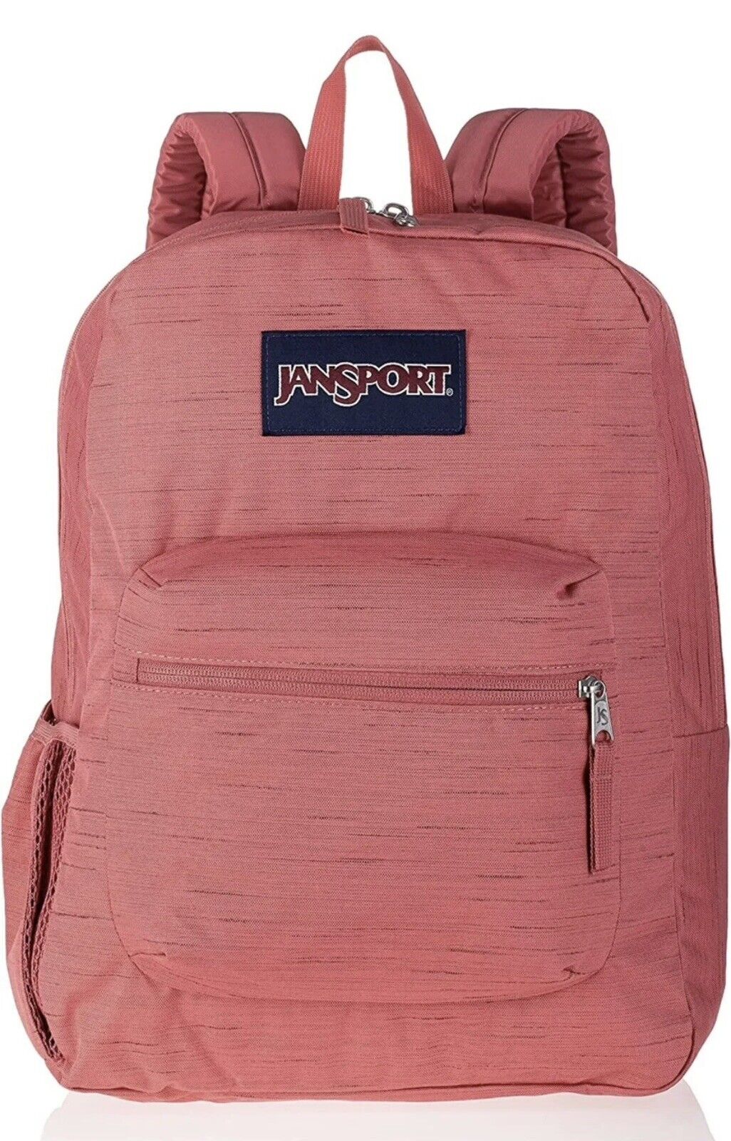 JANSPORT CROSS TOWN REMIX SLATE ROSE SLUB LAPTOP BACKPACK Pink School Bookbag
