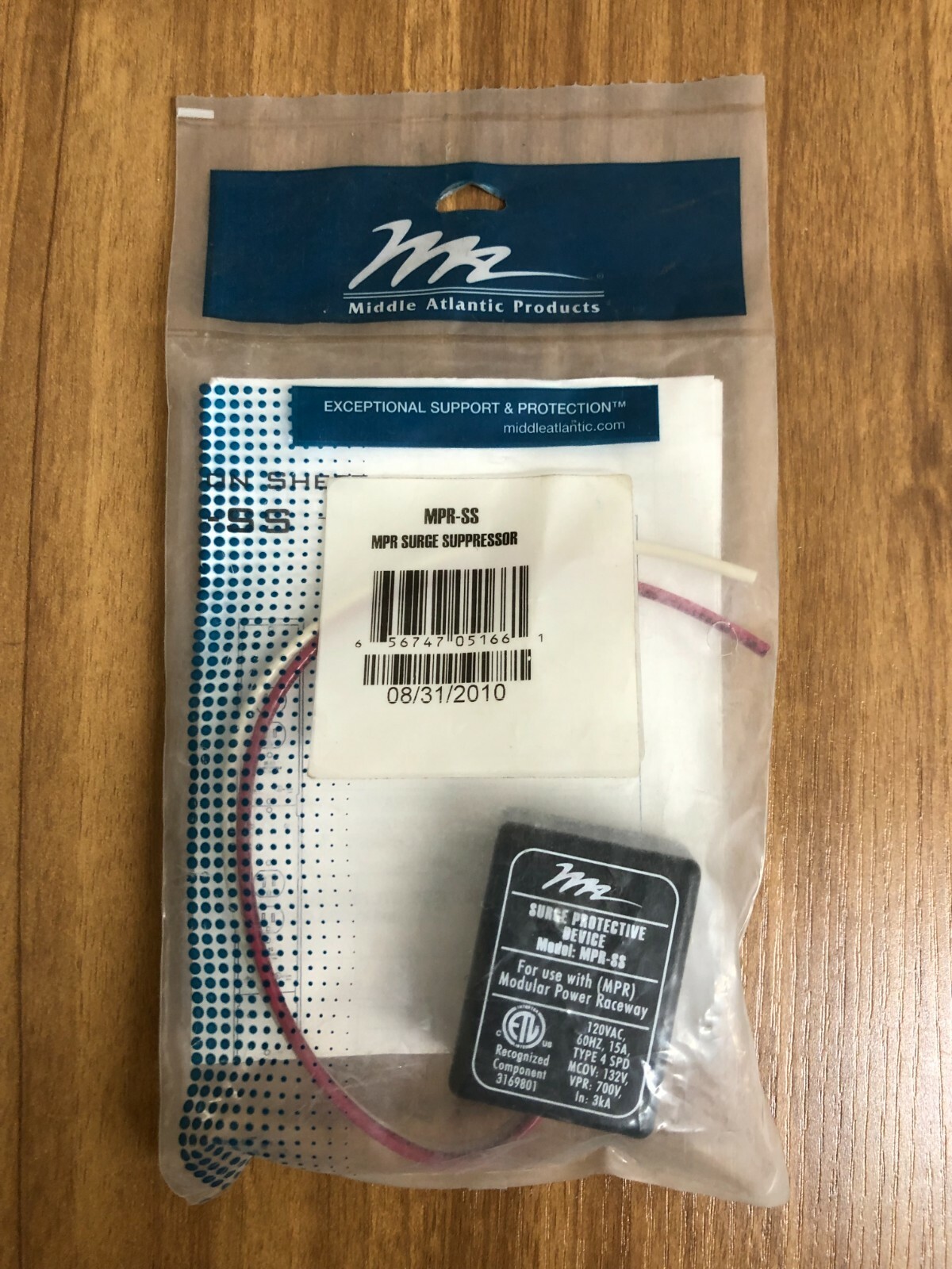 Middle Atlantic MPR-SS Surge Suppressor Module for MPR