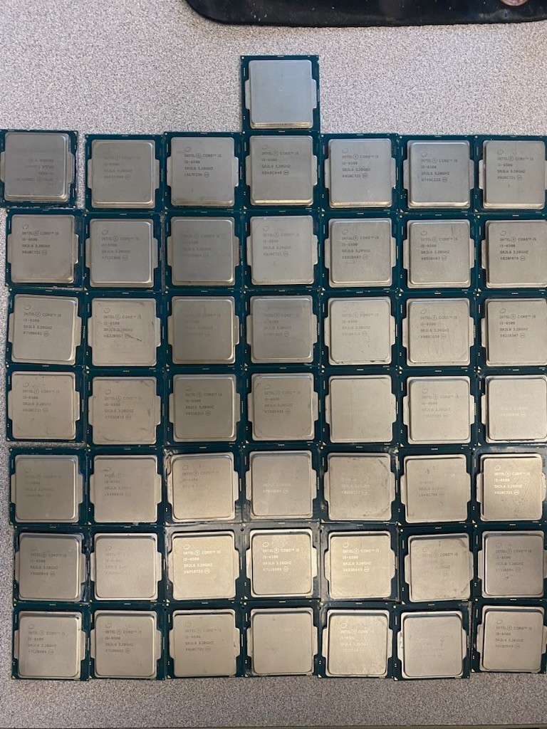 LOT of 50-Intel Core i5-6500 (SR2L6) @ 3.20GHz / 6MB /Socket 1151