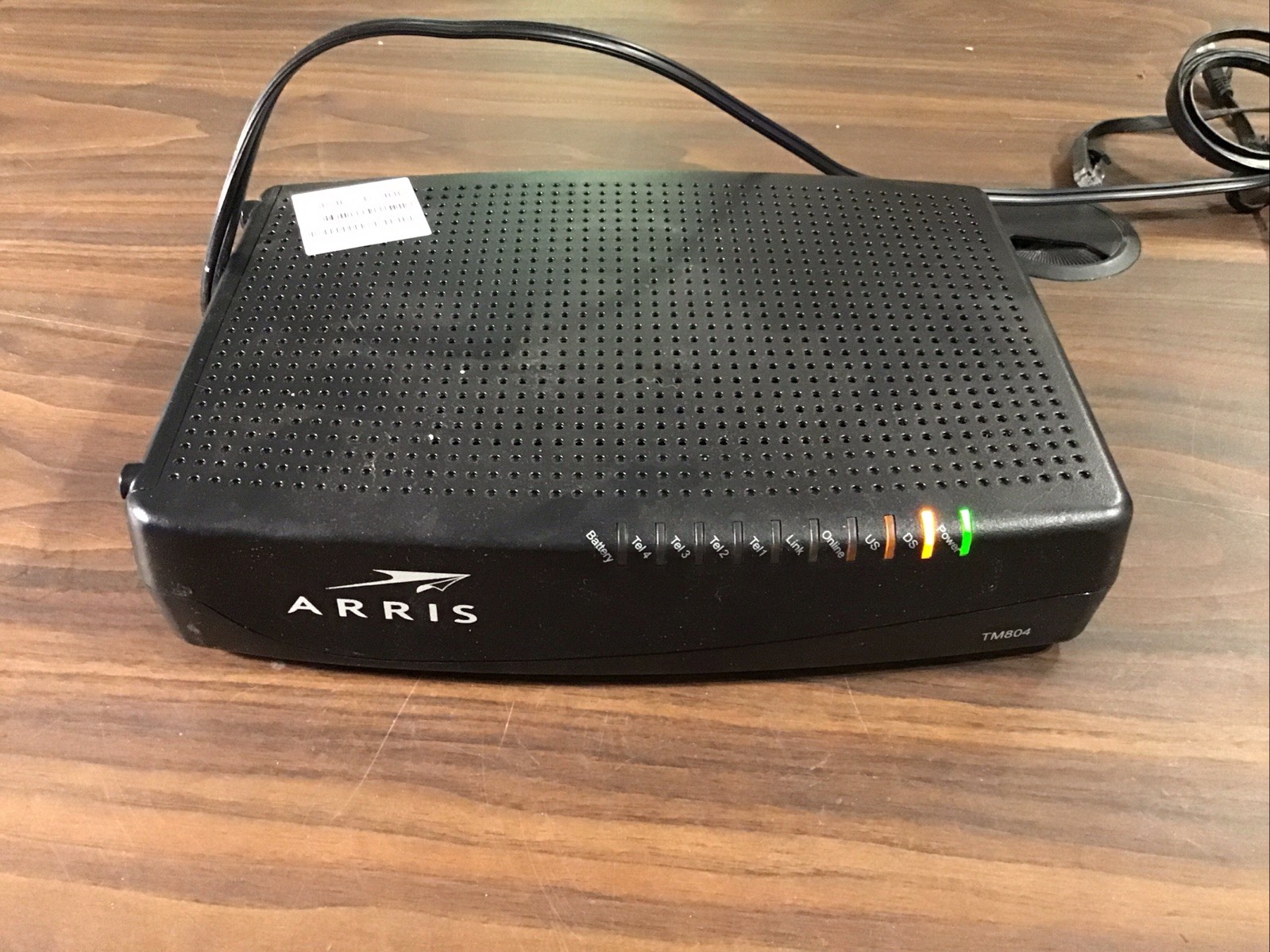 ARRIS Touchstone TM822G DOCSIS 3.0 8x4 Telephony Modem - Black