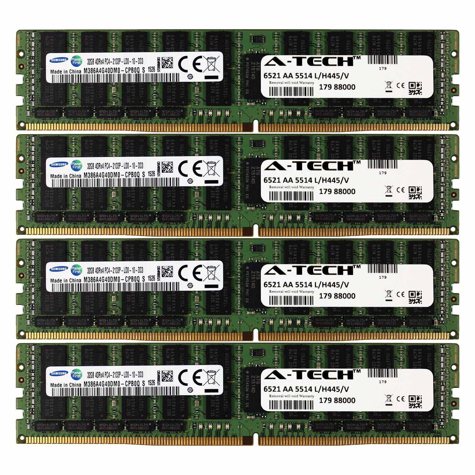 DDR4 2133MHz LRDIMM 128GB Kit 4x 32GB HP ProLiant WS460c BL460c Memory RAM