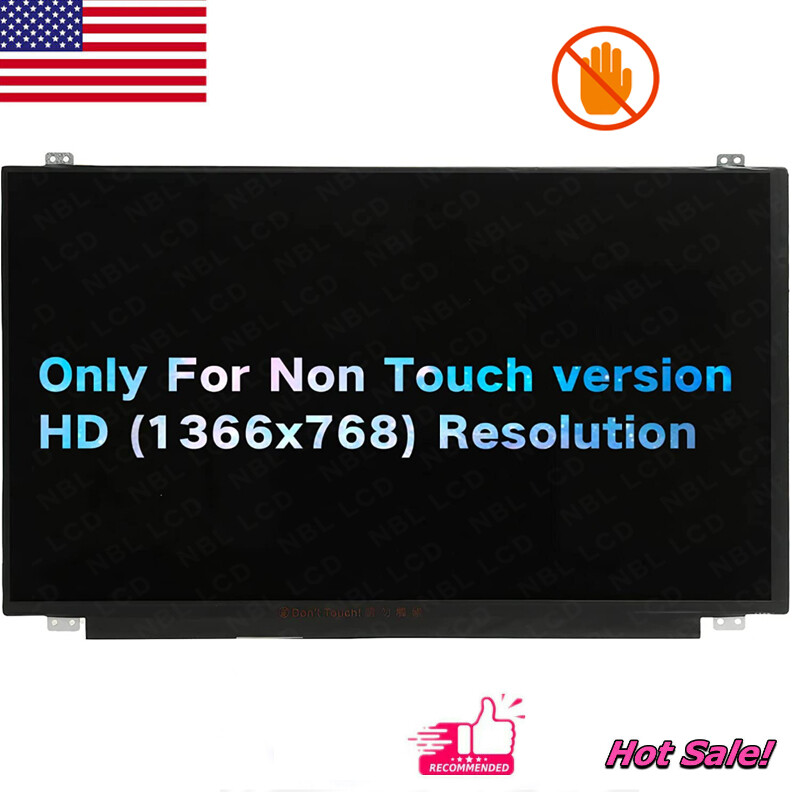 15.6" LCD Screen Replacement for N156BGA-EA2 FHD 1366X768 IPS Non-Touch Panel