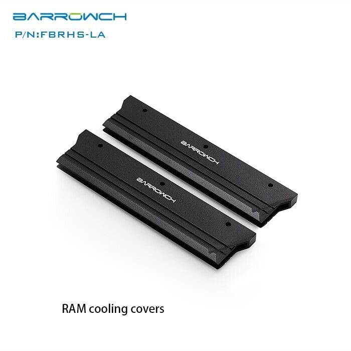 2x BarrowCH DIMM Memory RAM Heatsink For Standard width DDR3 DDR4 FBRHS-LA