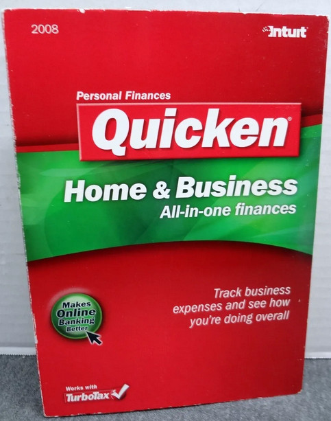 Quicken Personal Finances Home & Business 2008 | Windows