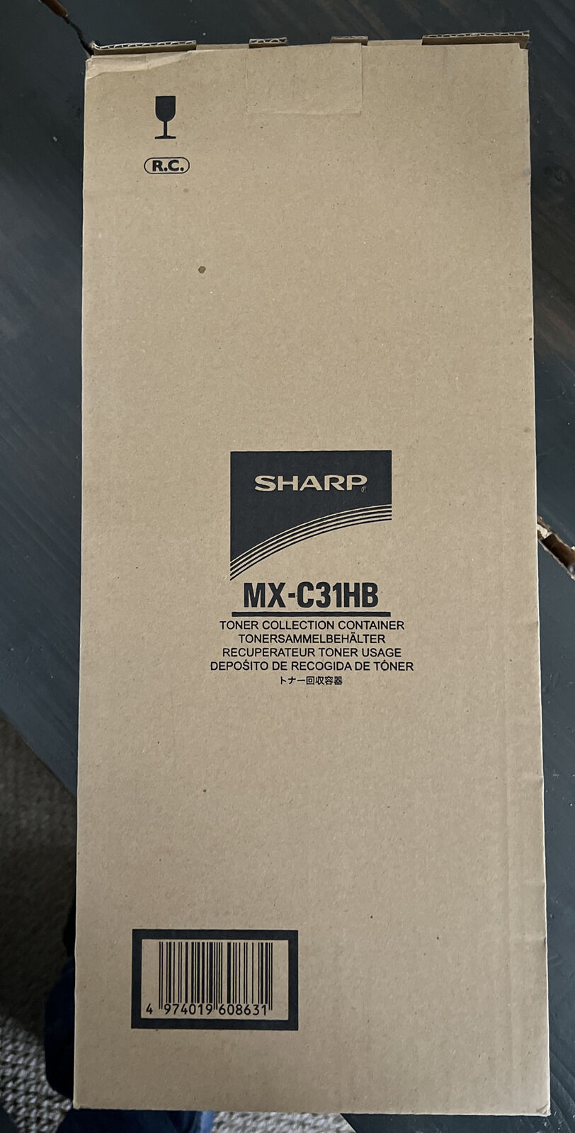 Sharp MX-C31HB Waste Toner Containers Color Sharp MX-C311 MX-C312 MX-C401 2 Pack