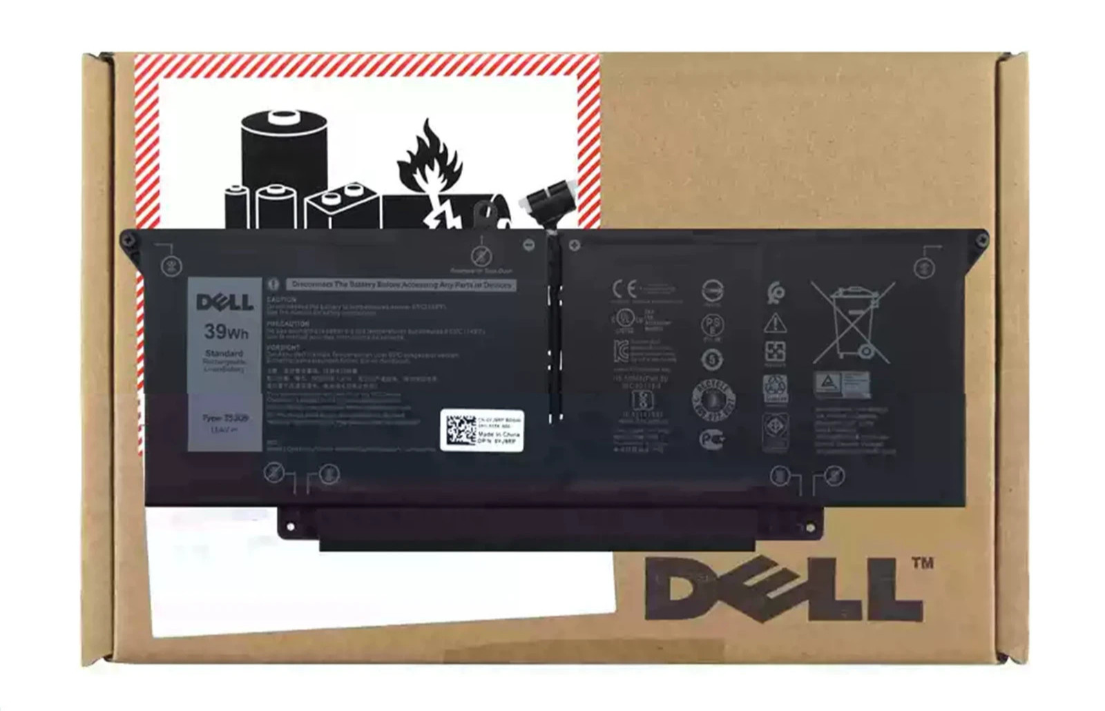 Genuine OEM 35J09 Laptop Battery For Dell Latitude 7310 7410 YJ9RP 7YX5V 39Wh