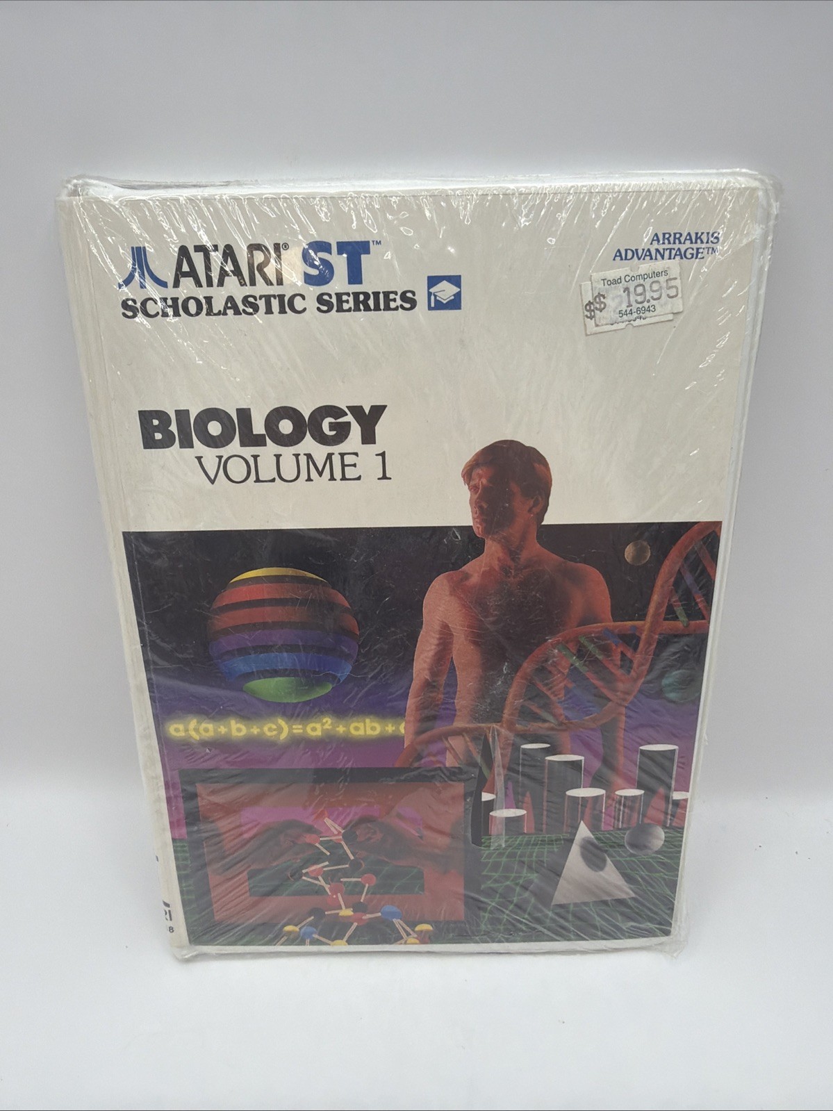 Atari ST Scholastic Series Biology Volume 1 1987 DS5068 New Sealed Computer Game
