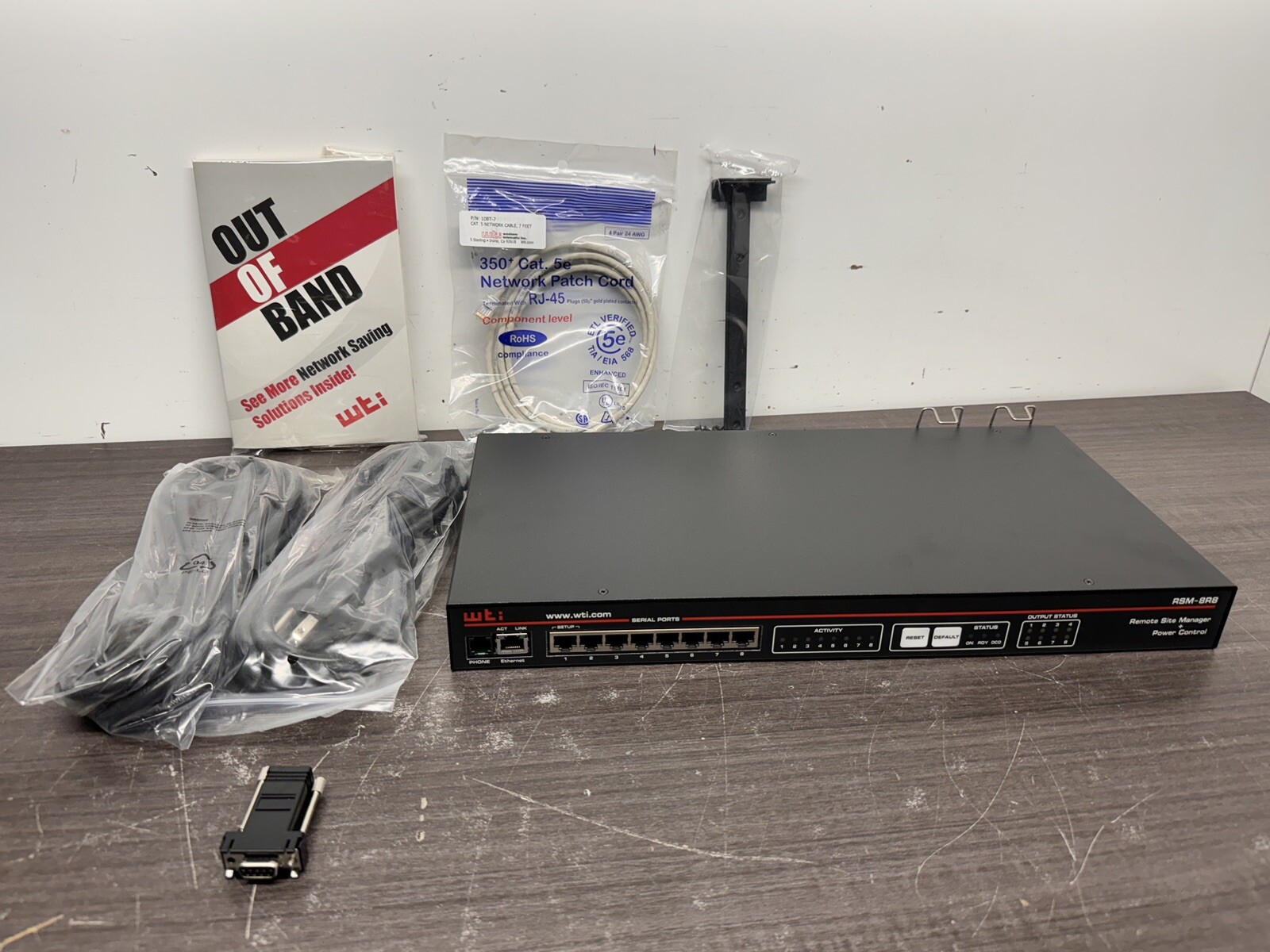 WTI RSM-8R8-1-NMI Remote Site Manager w/ Power Control - O43