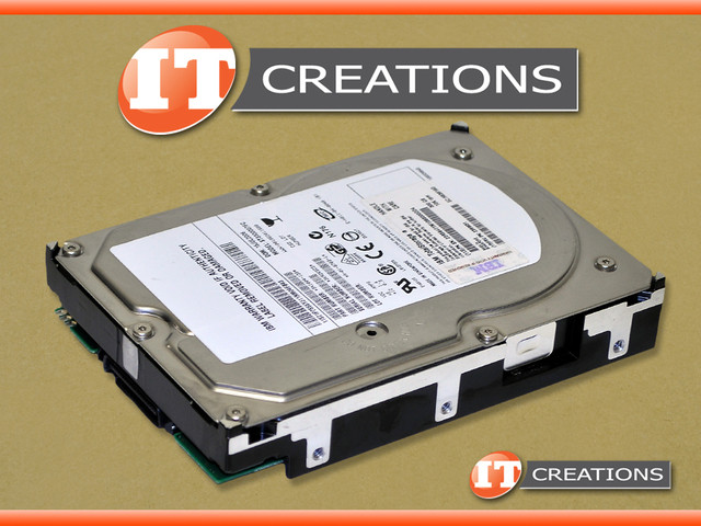 LOT OF 4 IBM 300GB 10K RPM 3.5 INCH FIBER CHANNEL HARD DRIVE 71P7555