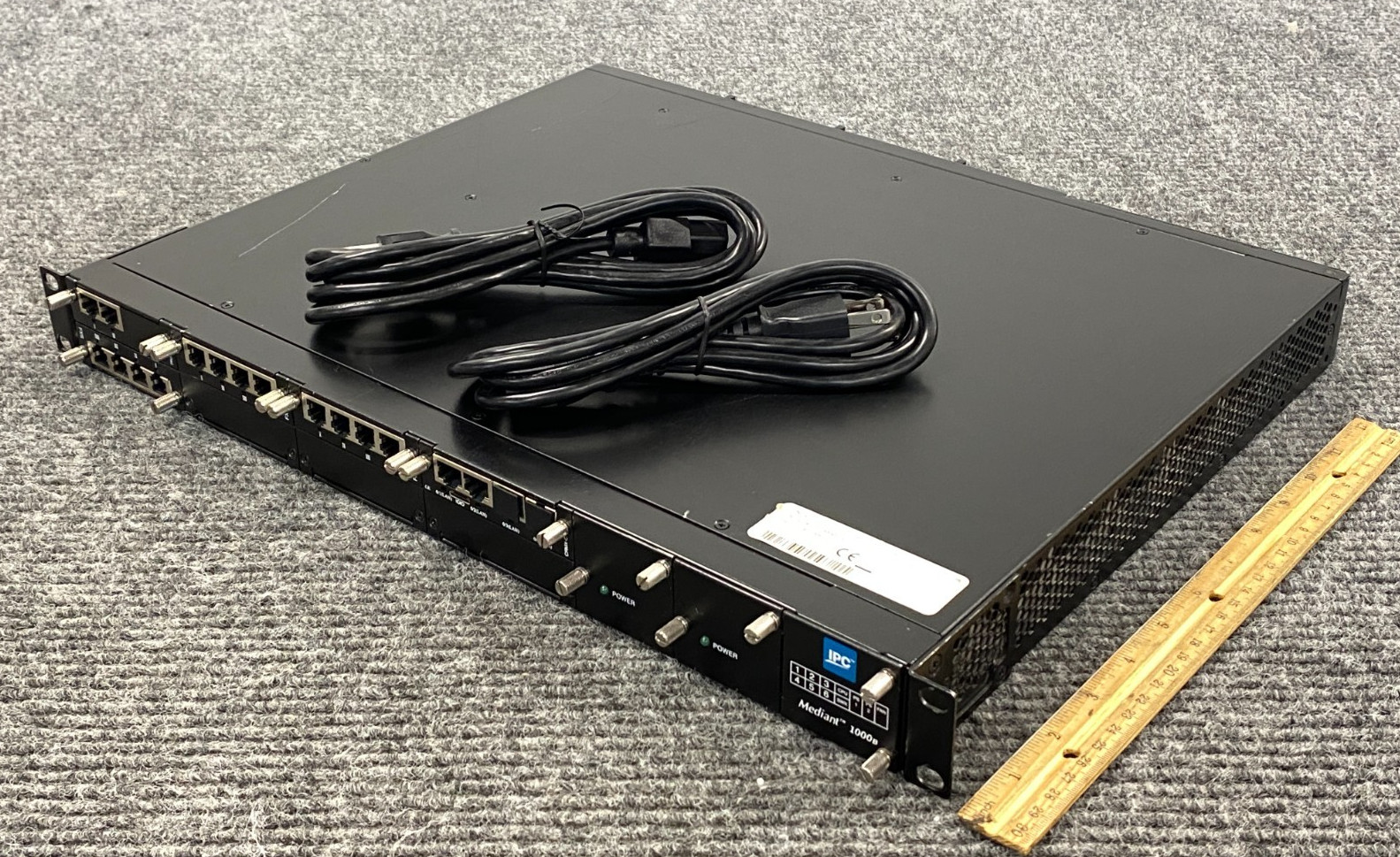 IPC Systems Mediant 1000B VoIP Gateway GTPM00703 w/ Power Cords (As Is)
