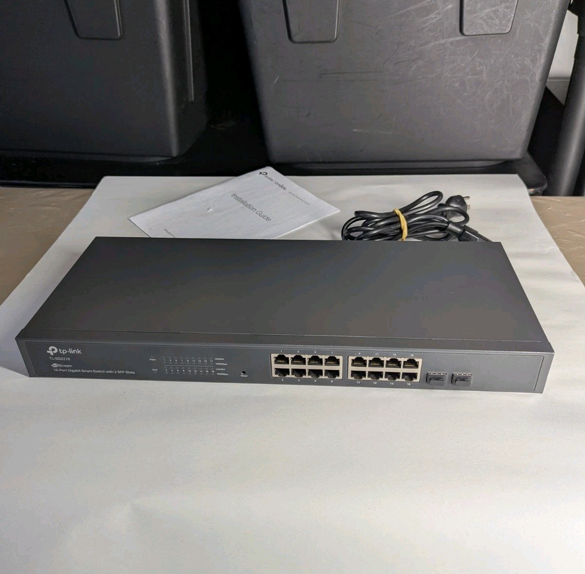 TP SG2218 16pt Jetstream Gigabit Smart Switch W 2 Sfp