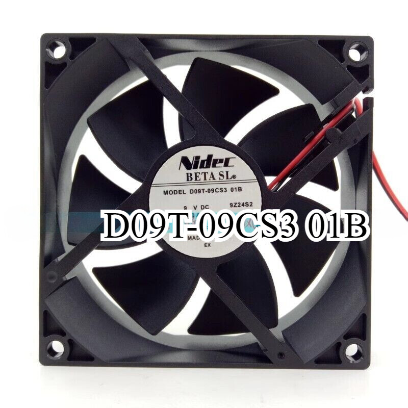 1PCS NIDEC BETASL D09T-09CS3 01B 9V 0.10A 2pin Cooling Fan Fast Shipping