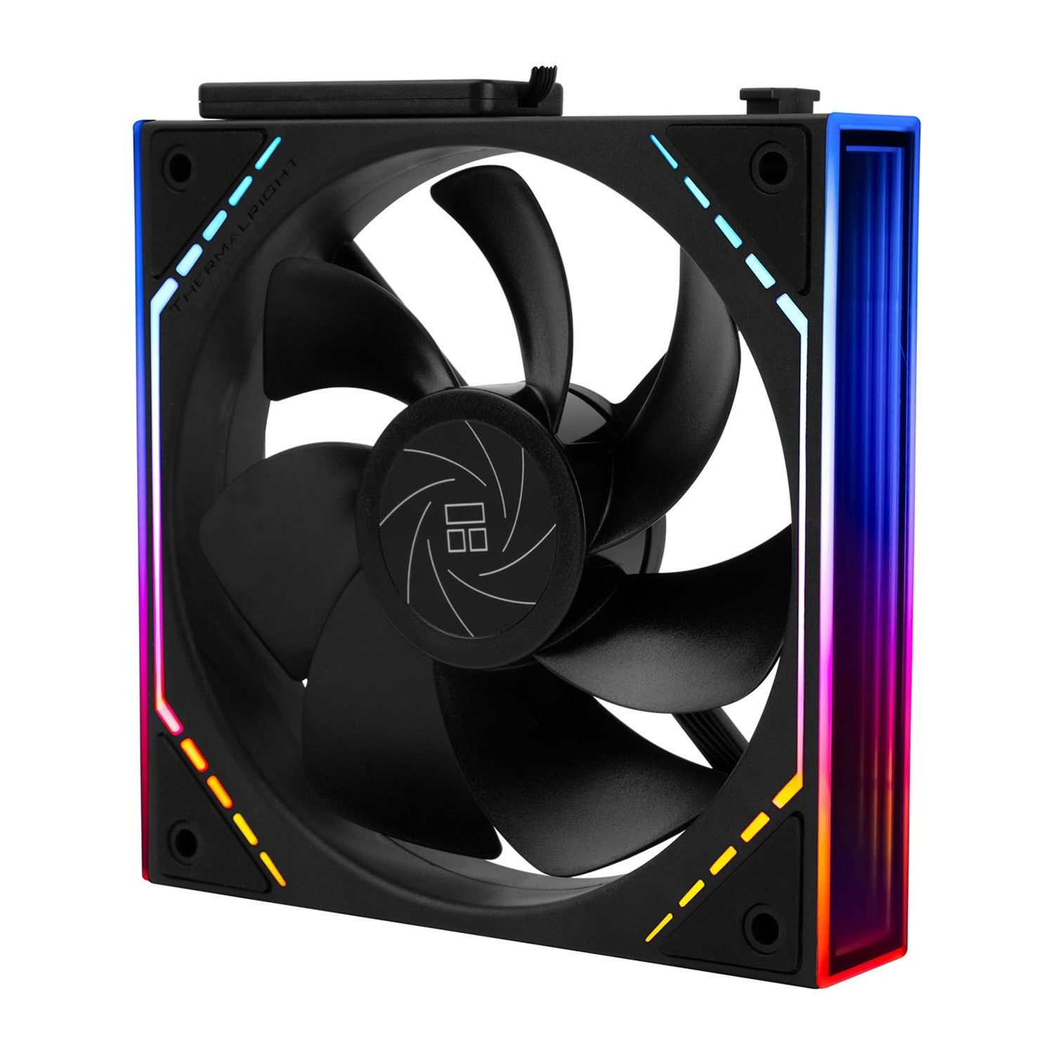 Thermalright TL‑M12QR 1 Pack Black 120mm Reverse Blade Case Fans Quiet ARGB PC