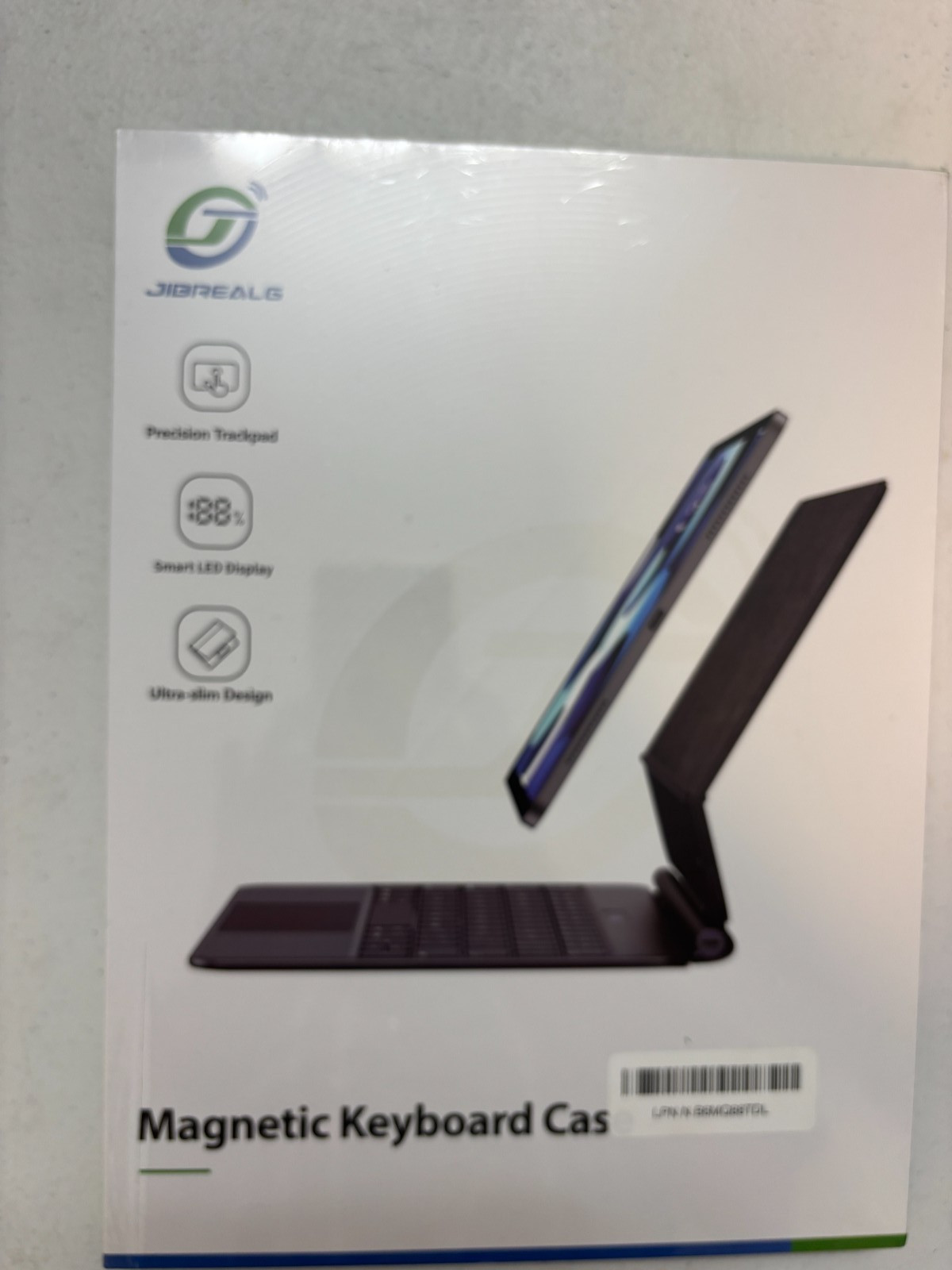 Jibrealg Magnetic Keyboard Case  iPad Air 13 Inch (M3 2025/M2 2024) black sealed