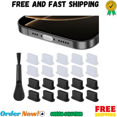 USB C Dust Plug 20 Pack for Samsung Galaxy S25 S25-S20 Port Cover Silicone Note
