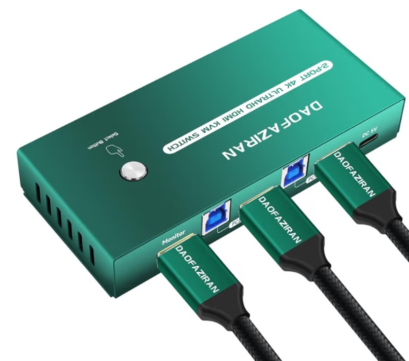 Daofaziran 4K/8K Ultra HD splitter/ switch/ KVM