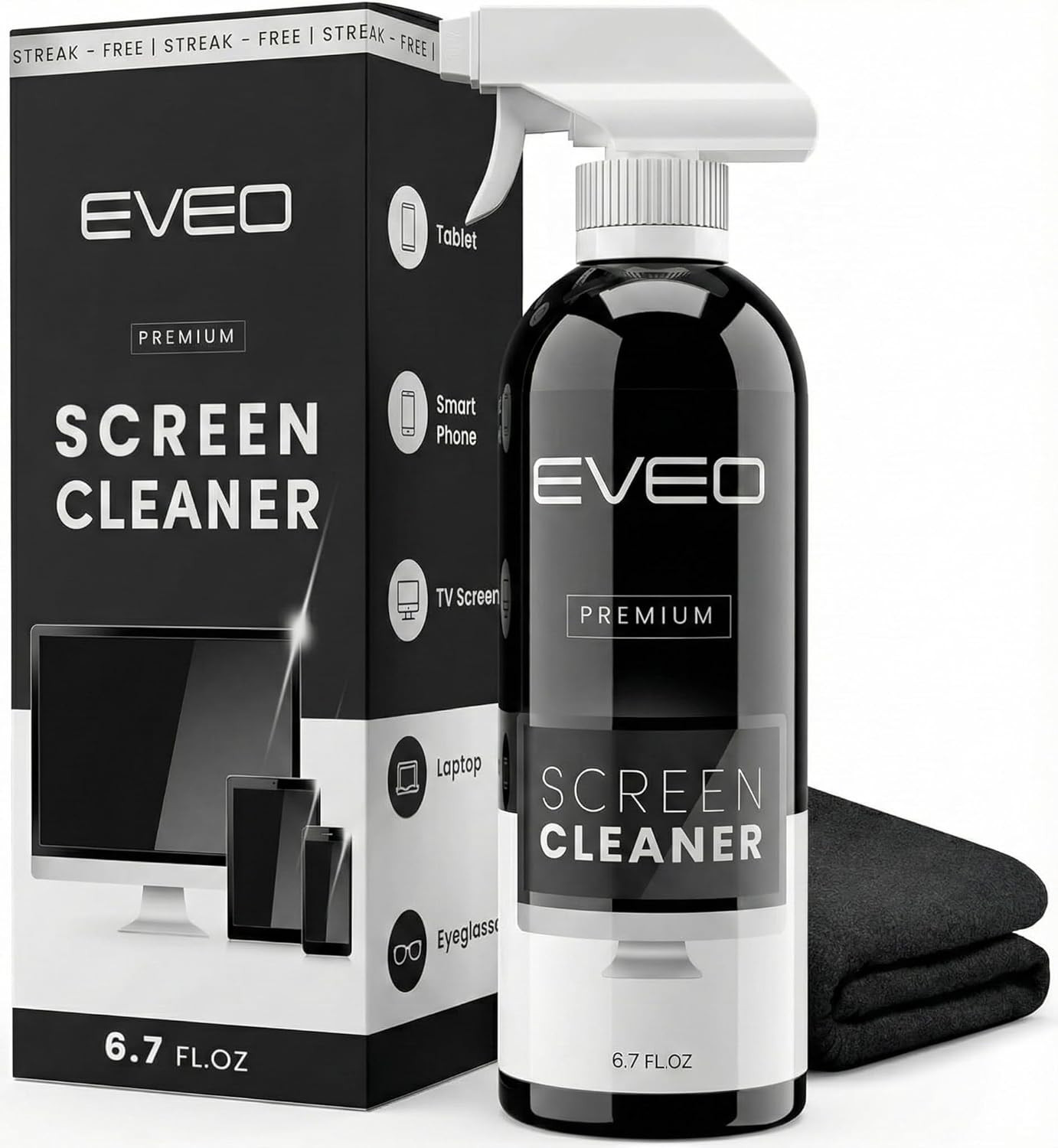 Screen Cleaner Spray - Large Screen Cleaner Bottle - TV Screen Cleaner, Computer