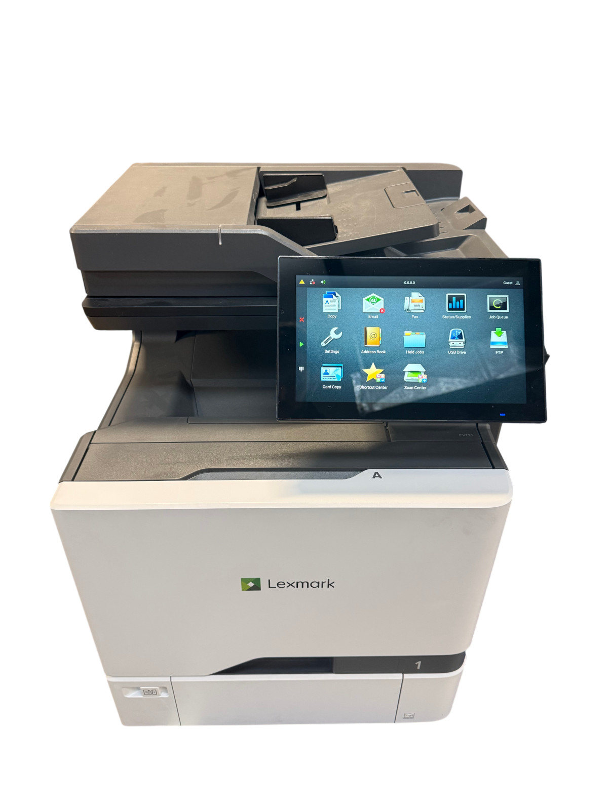 Lexmark CX735ADSE Color Copier w/ Network Scan Copy Fax 47C9600