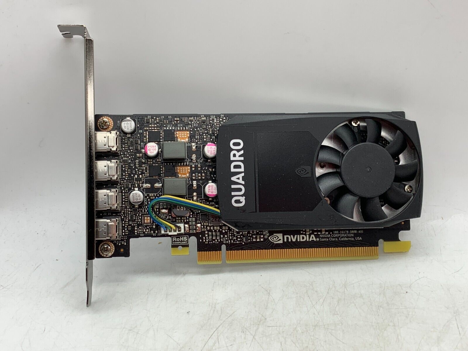 Dell NVIDIA Quadro P620 2GB GDDR5 Video Card PCIe 4x Mini Display Port PWF85