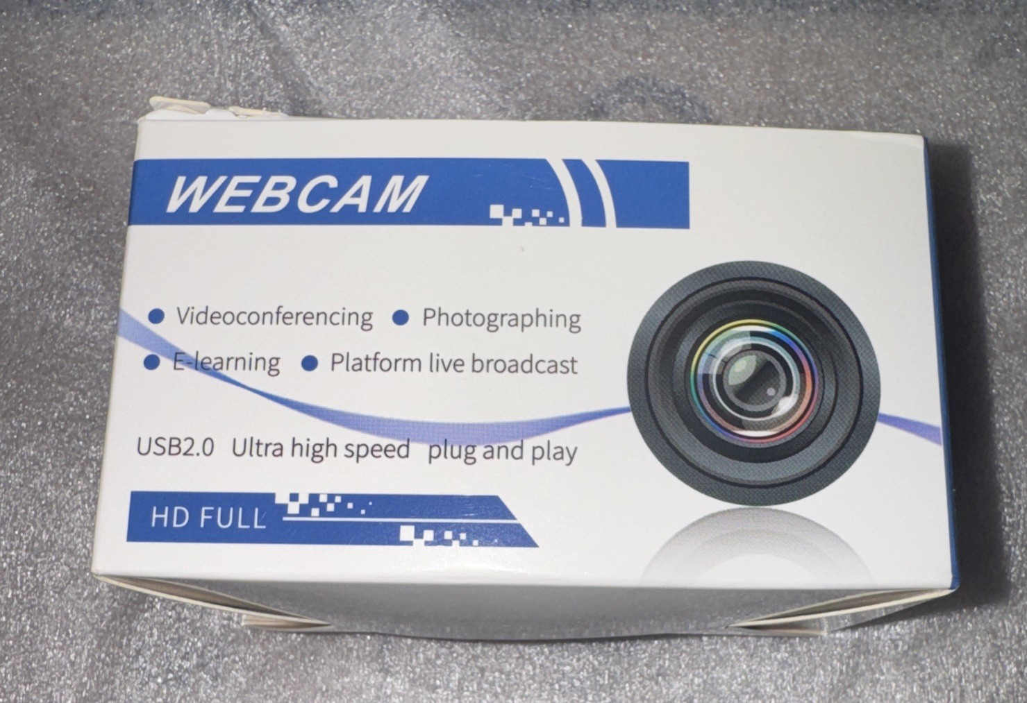 Full HD USB Webcam for PC Desktop,Laptop Web Camera with Microphone