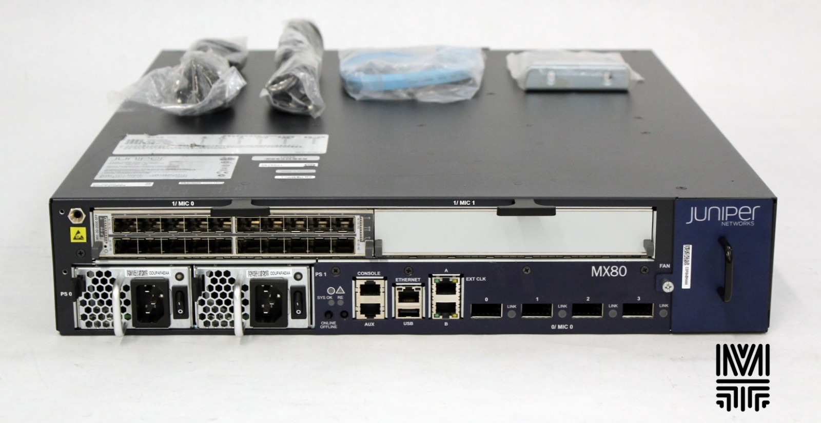 Juniper MX5-T-AC MX5 Universal Edge Router w/ Dual AC power and MIC-33D-20GE-SFP
